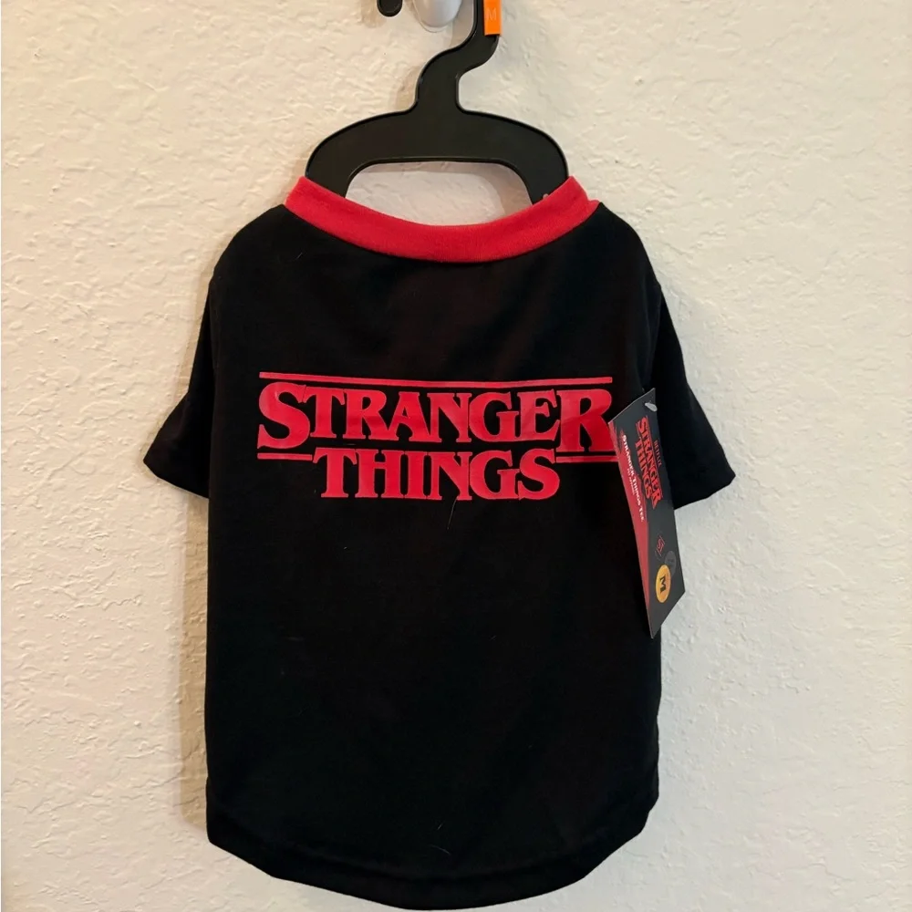 Netflix Stranger Things Black and Red DOG Tee